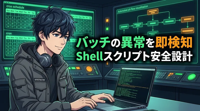 定期バッチの「サイレント死」を防ぐ。シェルスクリプトのTrapとWebhook通知の安全設計