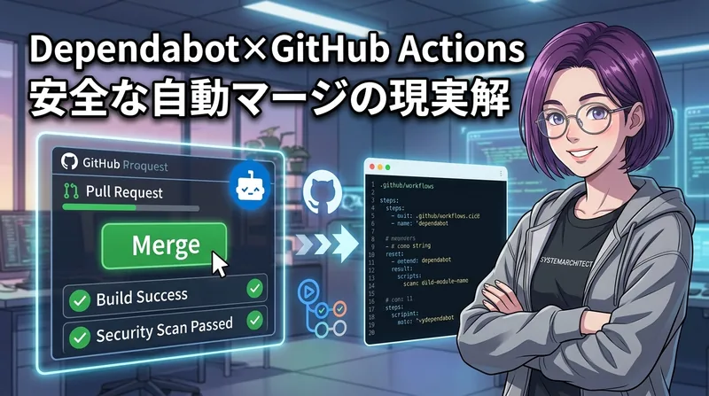 ライブラリ更新PRの確認に追われない。DependabotとGitHub Actionsで築く「安全な自動マージ」の現実解
