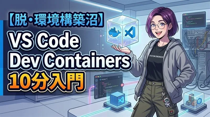 「Macでは動くのに」を完全撲滅。VS Code Dev Containersで手元PCを汚さず開発環境を揃える実践ガイド