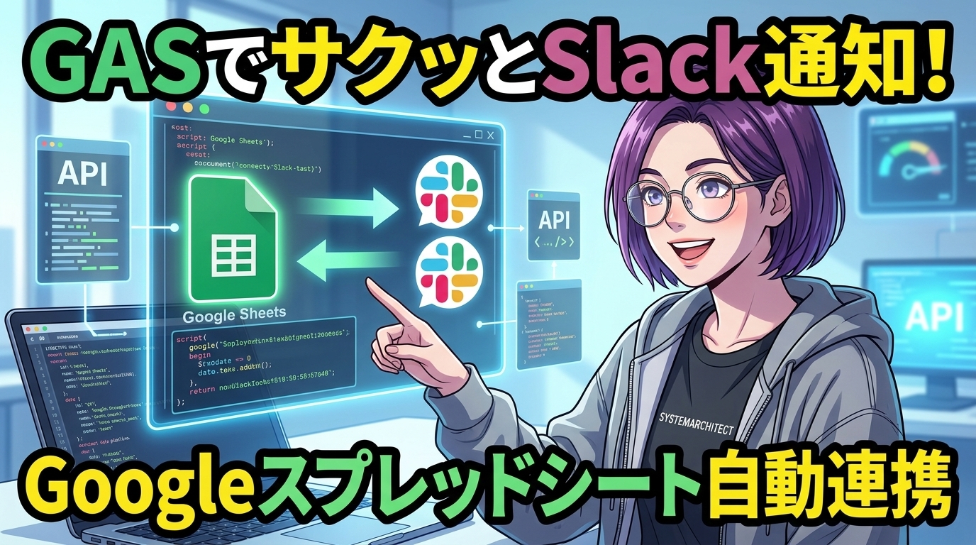GASでサクッとSlack通知！Googleスプレッドシートと連携する自動化の第一歩