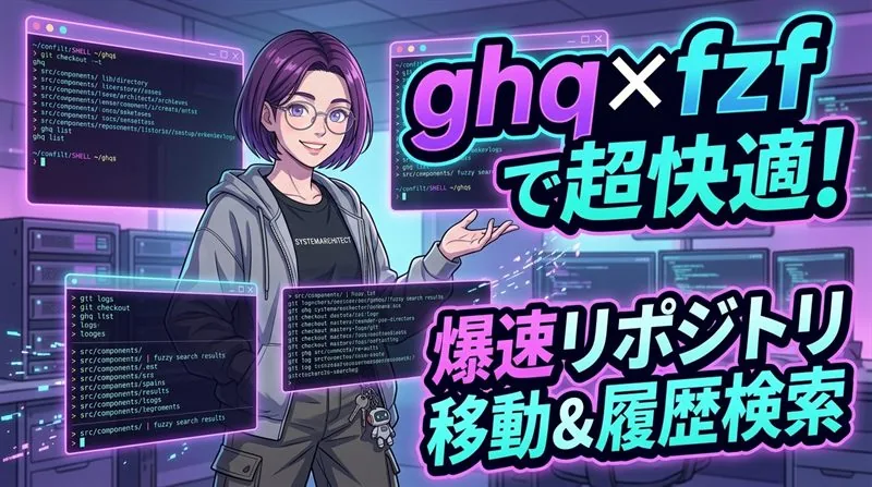 「あのリポジトリどこだっけ？」を完全卒業。VS Code使いがあえて「ghq×fzf」を手放せない理由