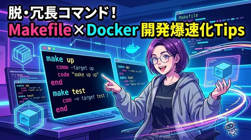 MakefileでDockerとローカル開発コマンドを爆速化・共通化する実践Tips