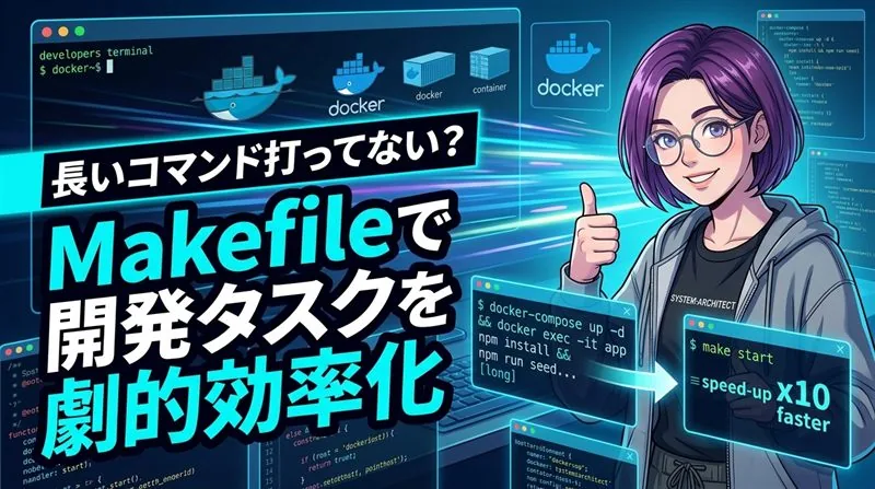 長いコマンド打ってない？Makefileで開発タスクを劇的に効率化する